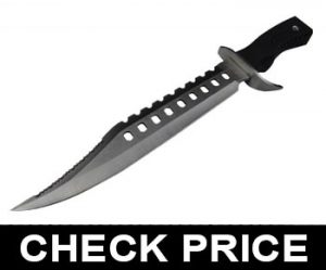 Rambo Tactical Hunting Full Tang Fixed Knife Machete Review